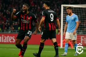 Milan al top in classifica: vittoria sofferta contro la Lazio