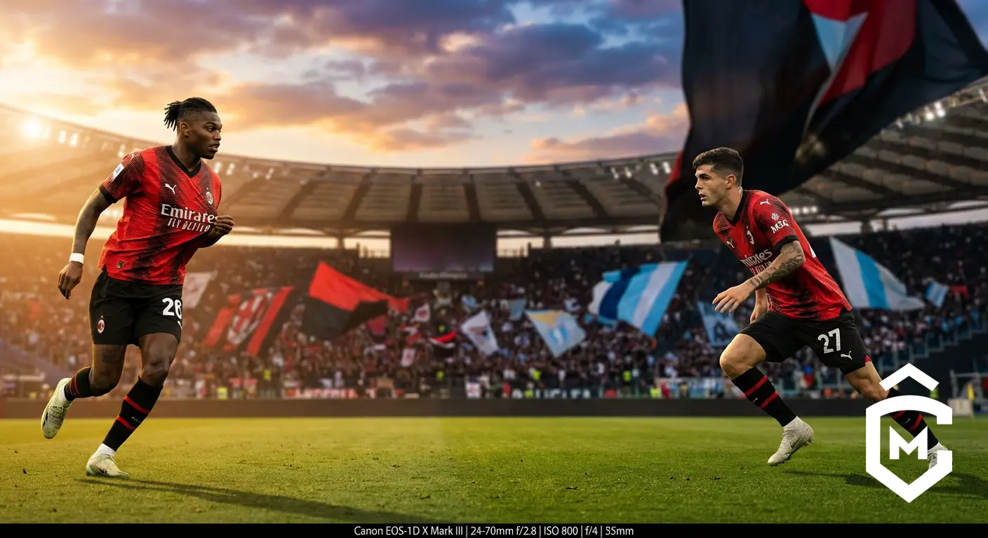Milan, ecco gli undici per l’Olimpico: Leão e Pulisic guidano l’assalto alla Lazio