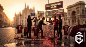 Calciomercato Milan: l’agente di Lewandowski in Italia, intreccio con il futuro di Nkunku