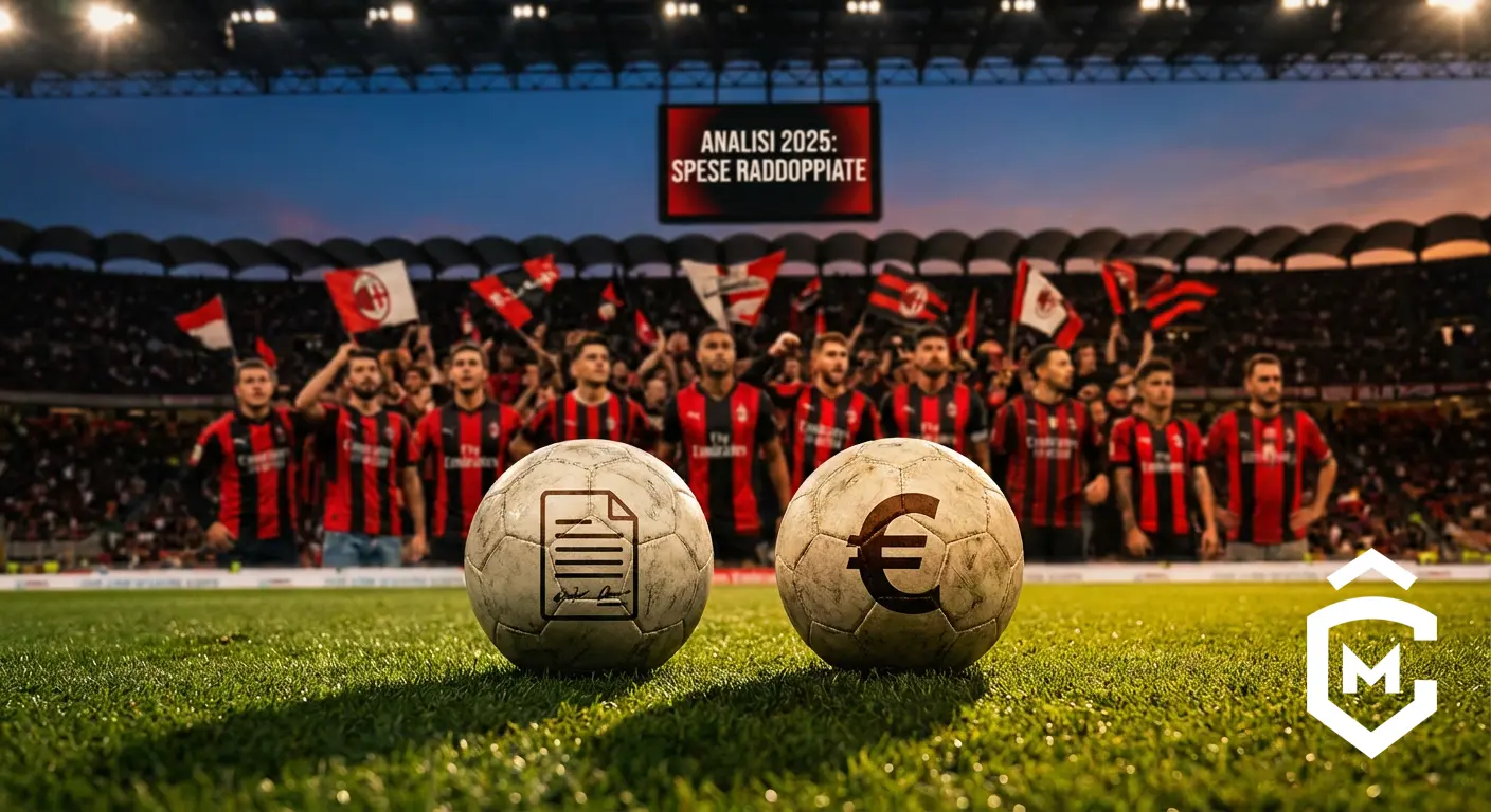 Milan, raddoppiate le spese per i procuratori nel 2025: i numeri dell’analisi