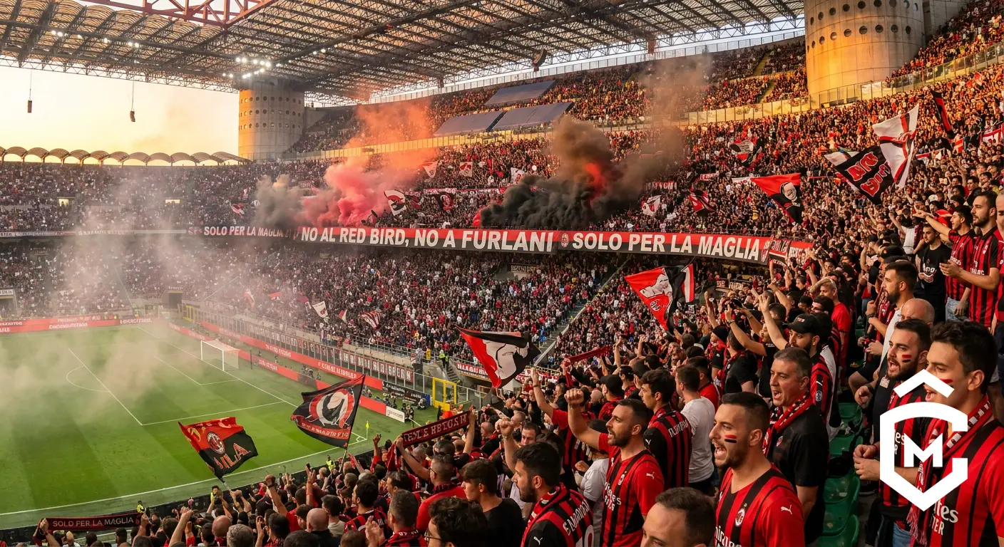Contestazione a San Siro contro Red Bird e Furlani: i tifosi protestano, ma la squadra sarà sostenuta