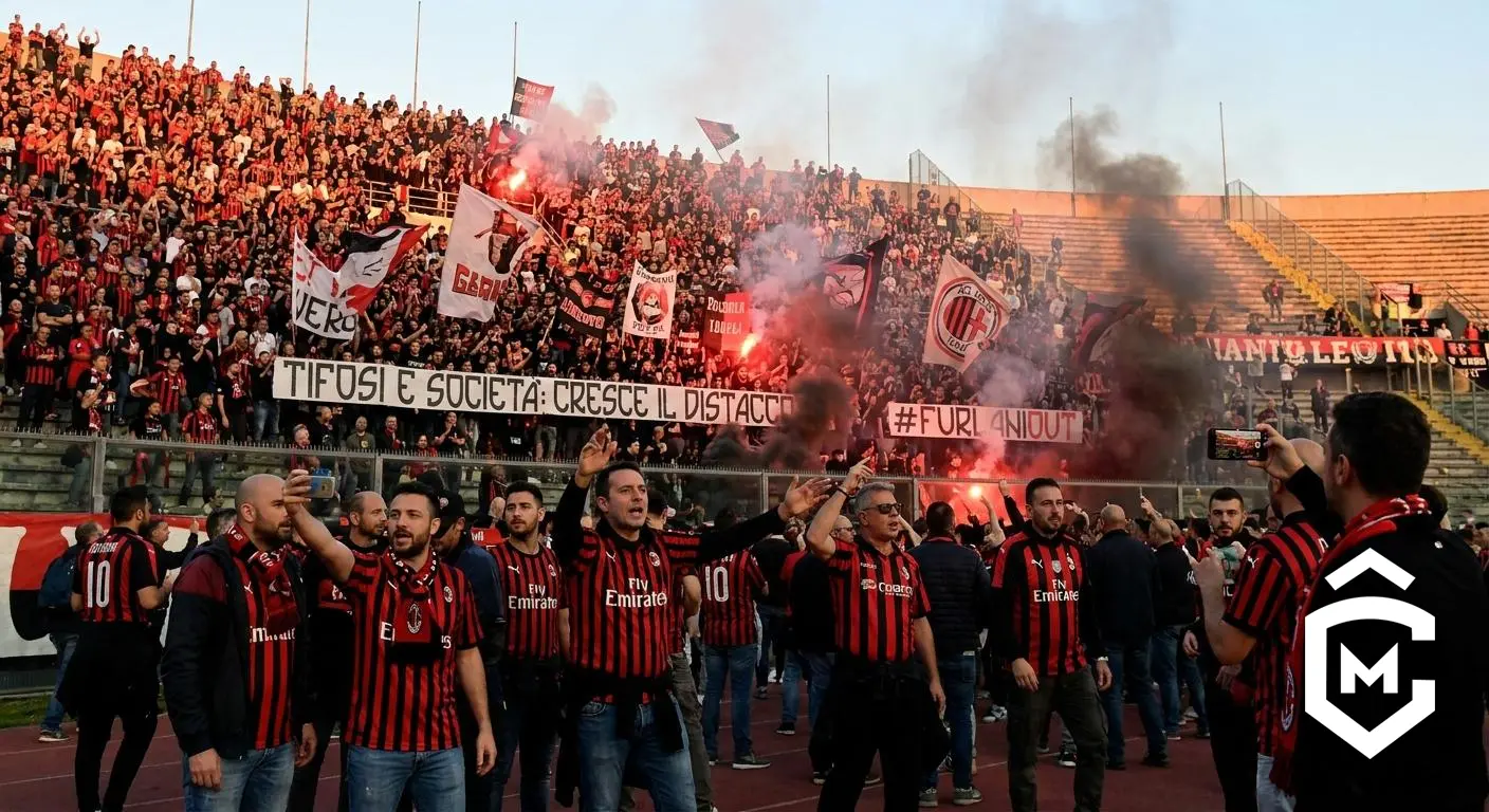 Tifosi e società Milan: cresce il distacco, protestano i social con #FurlaniOut