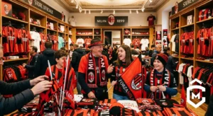Mario Gila si presenta ai tifosi: pomeriggio nello store Milan di Via Dante